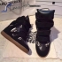 Isabel Marant black and zebra hair suede